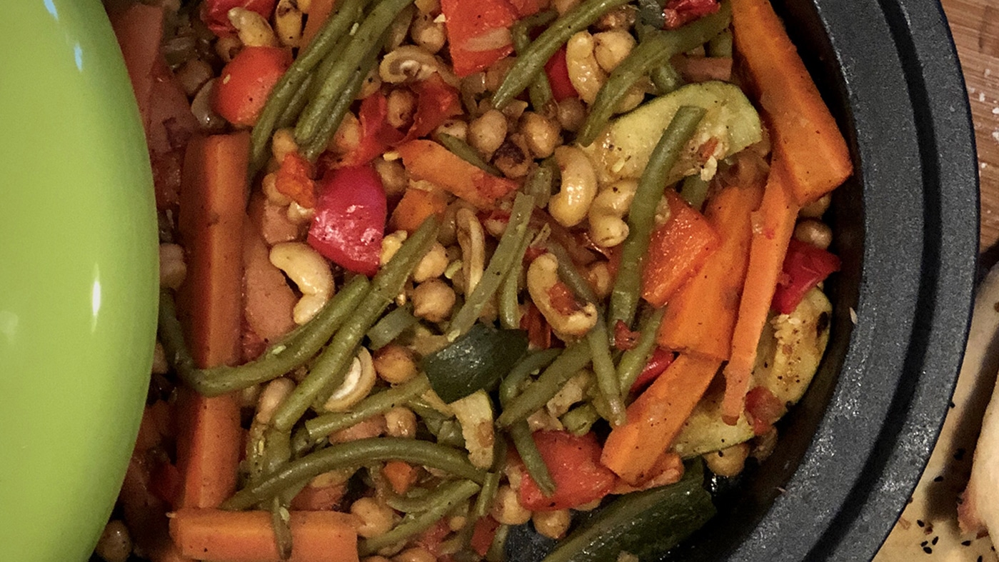 Gemüse Tajine vom Outdoorchef Gasgrill