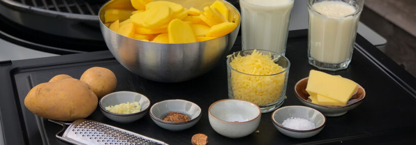 Deftiges Kartoffelgratin vom Grill - Outdoorchef - Magazin