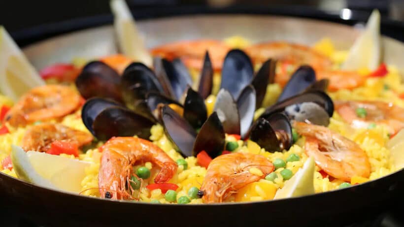 Original Paella Rezept mit Meeresfrüchten