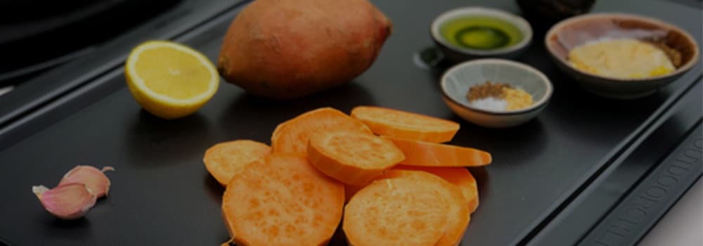 Zutaten für Süsskartoffelchips
