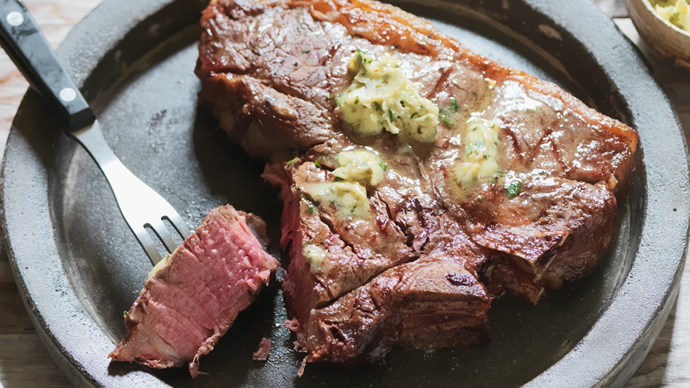 T-Bone Steak vom Grill