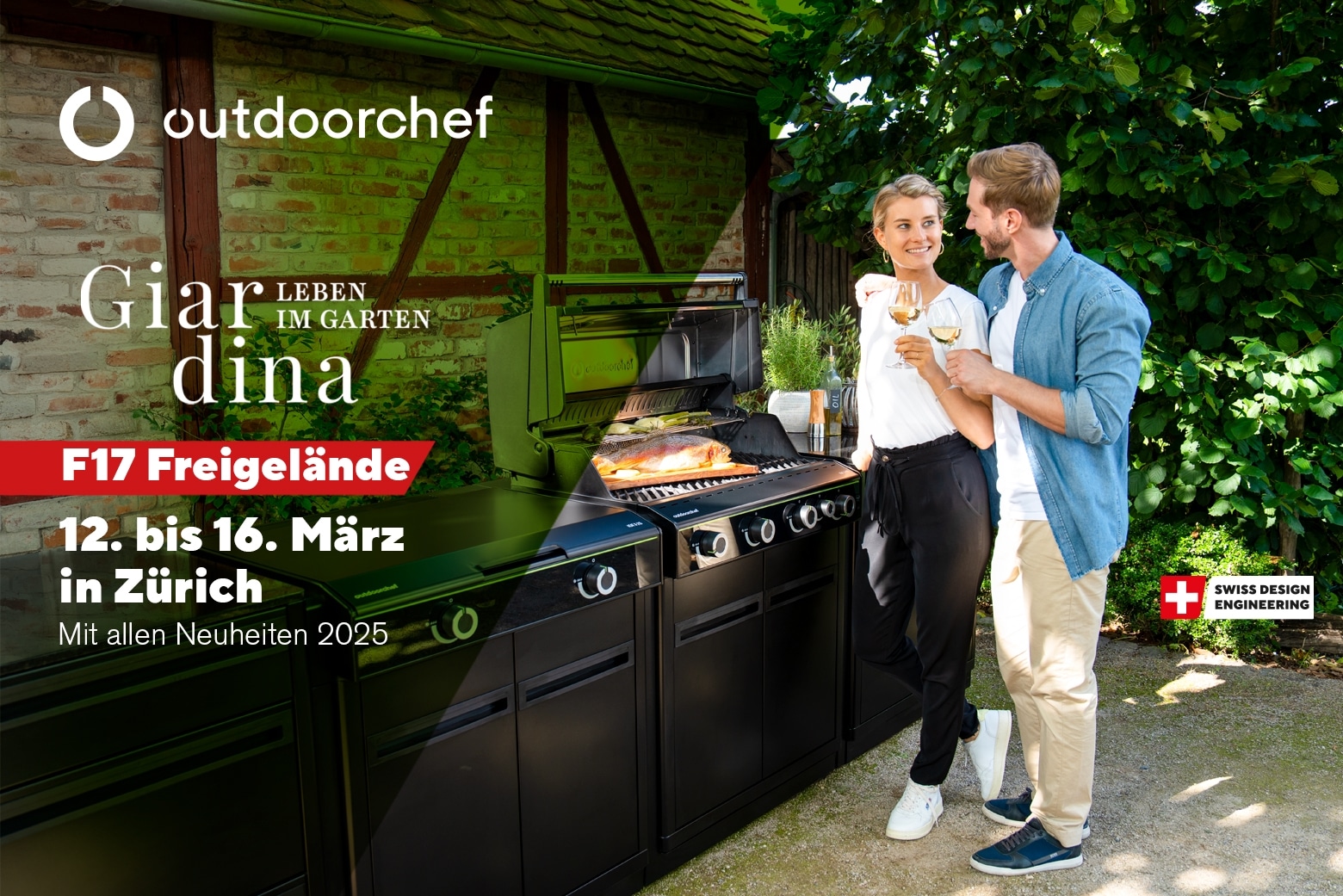 Giardina 2025 in Zürich – Outdoorchef live erleben