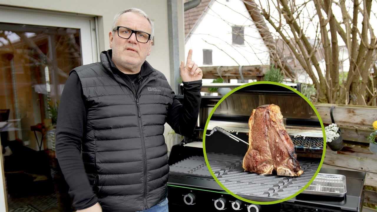 Rückwärts grillen revearse sear HEAT X-445 RB Tom Heinzle Porterhouse
