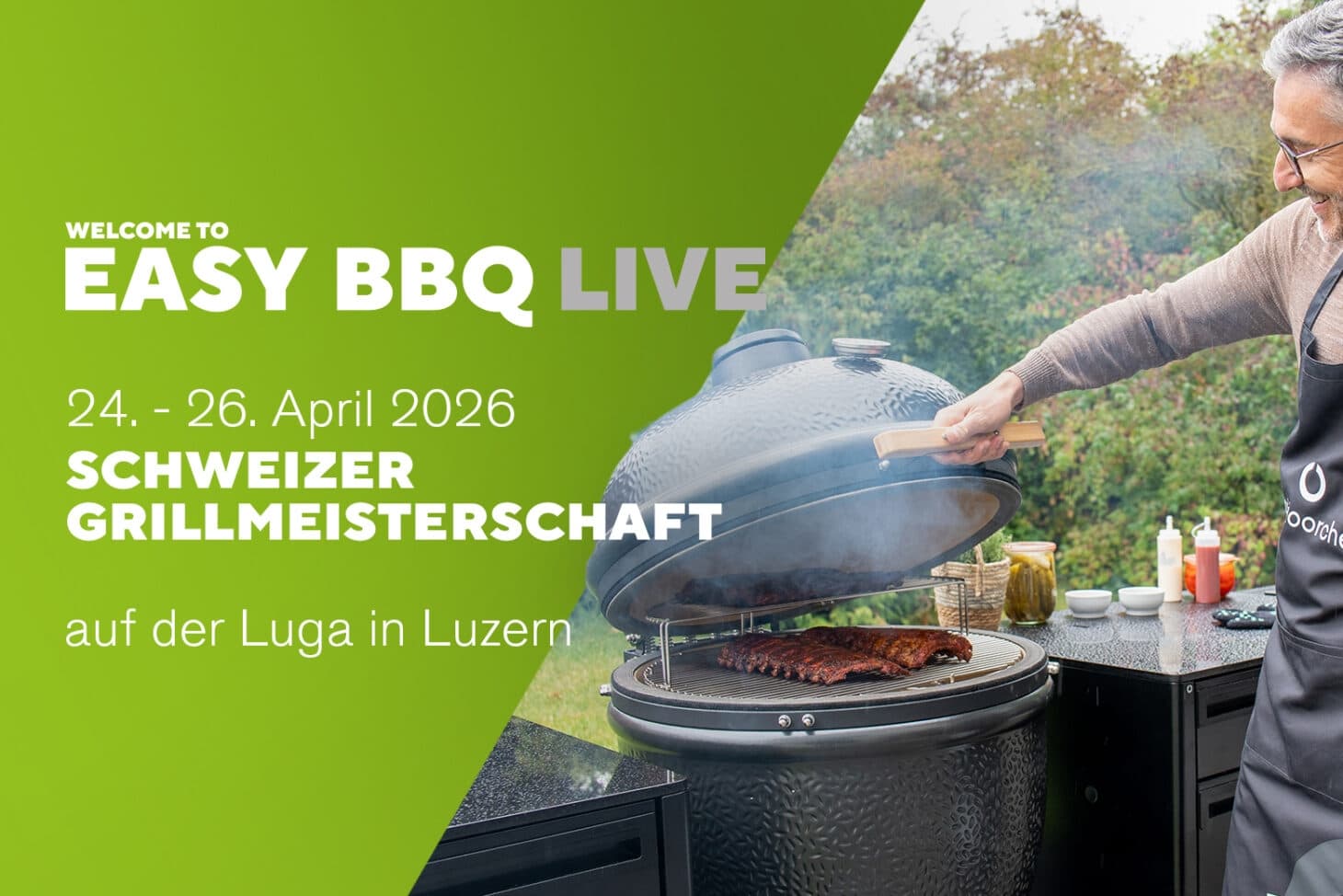 Outdoorchef an der Schweizer Grillmeisterschaft  LUGA Luzern 2026