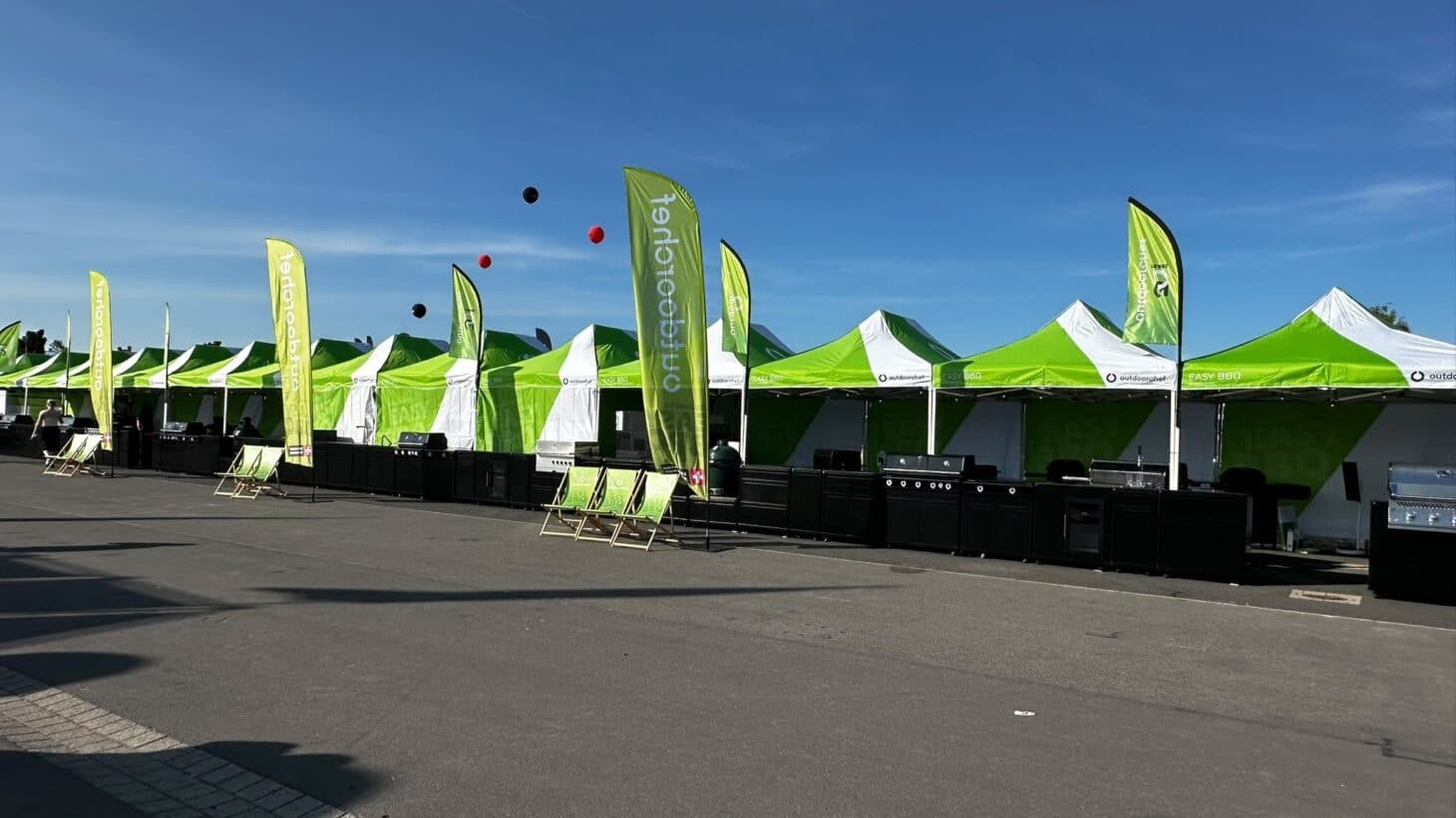 60 Meter lange Outdoorchef HEAT Outdoorküche bei der Grillmeisterschaft in Fulda