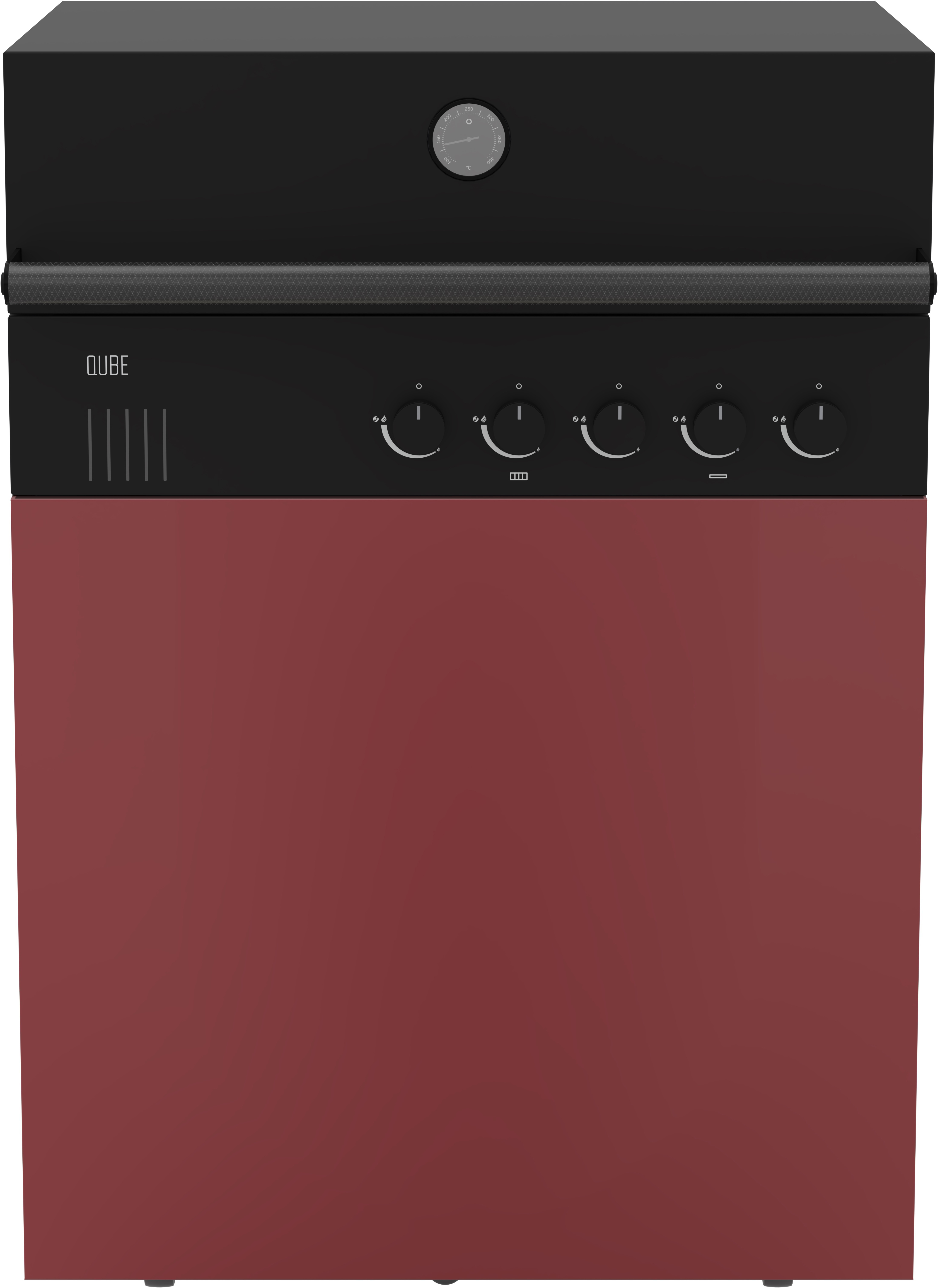 Grillmodul QUBE X-415 RB Black / Red Grillmodul QUBE X-415 RB Black / Red