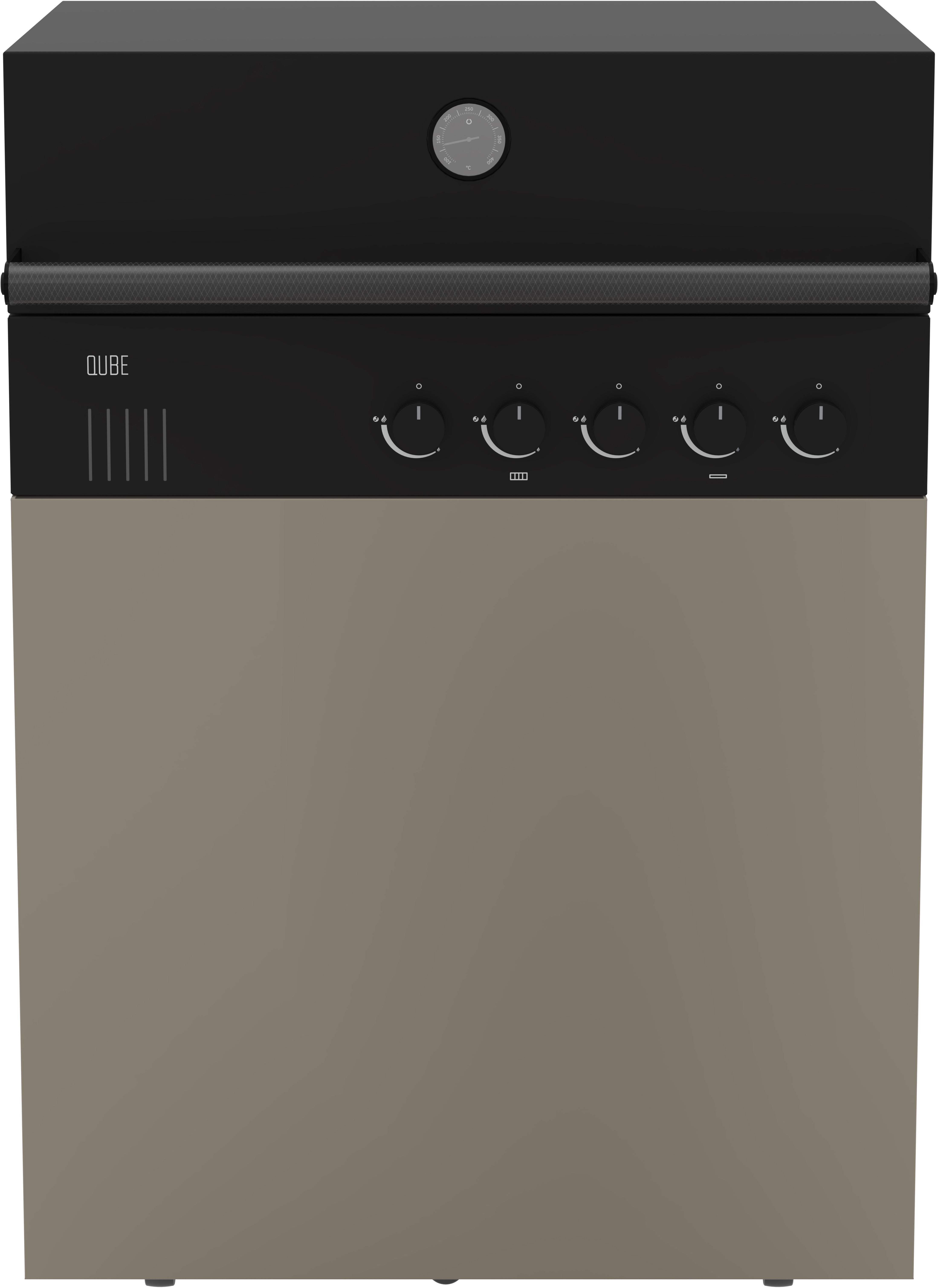 Grillmodul QUBE X-415 RB Black / Taupe
