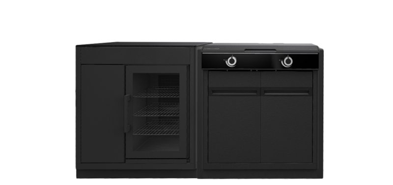 Outdoorchef HEAT Outdoor Küche 2-teilig: Grillstation X-245 + Caso BBQ Cooler - mit Arbeitsplatte aus Granit Outdoorchef HEAT Outdoor Küche 2-teilig: Grillstation X-245 + Caso BBQ Cooler - mit Arbeitsplatte aus Granit