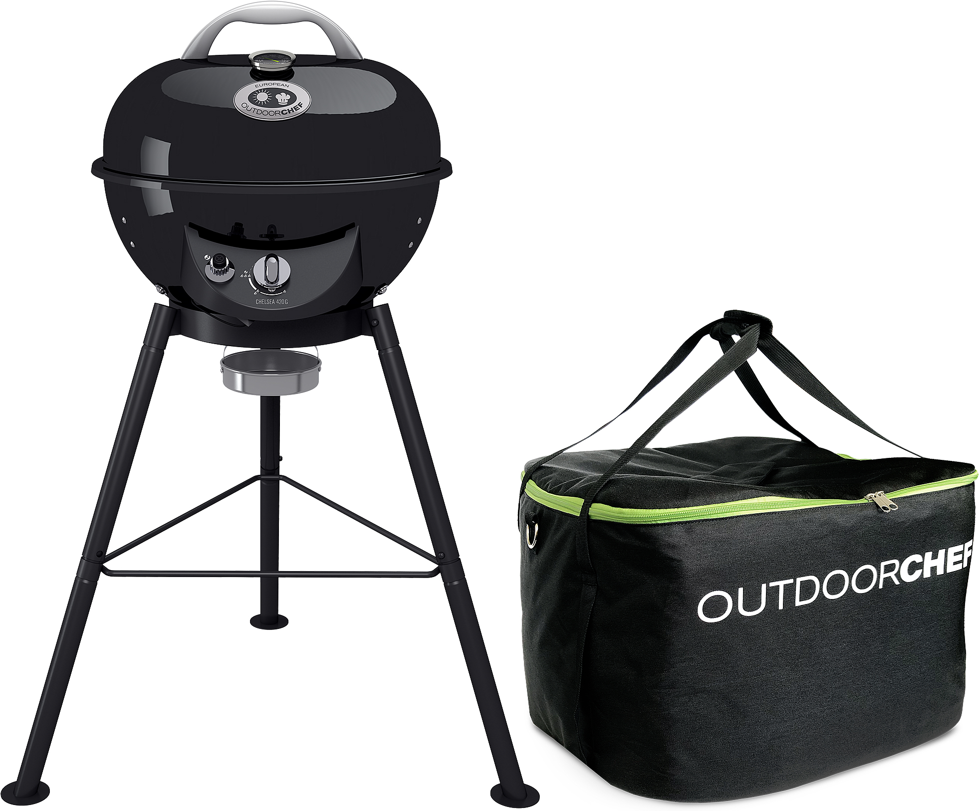 Outdoorchef Chelsea 420 G Camping Bundle mit Tragetasche Outdoorchef Chelsea 420 G Camping Bundle mit Tragetasche