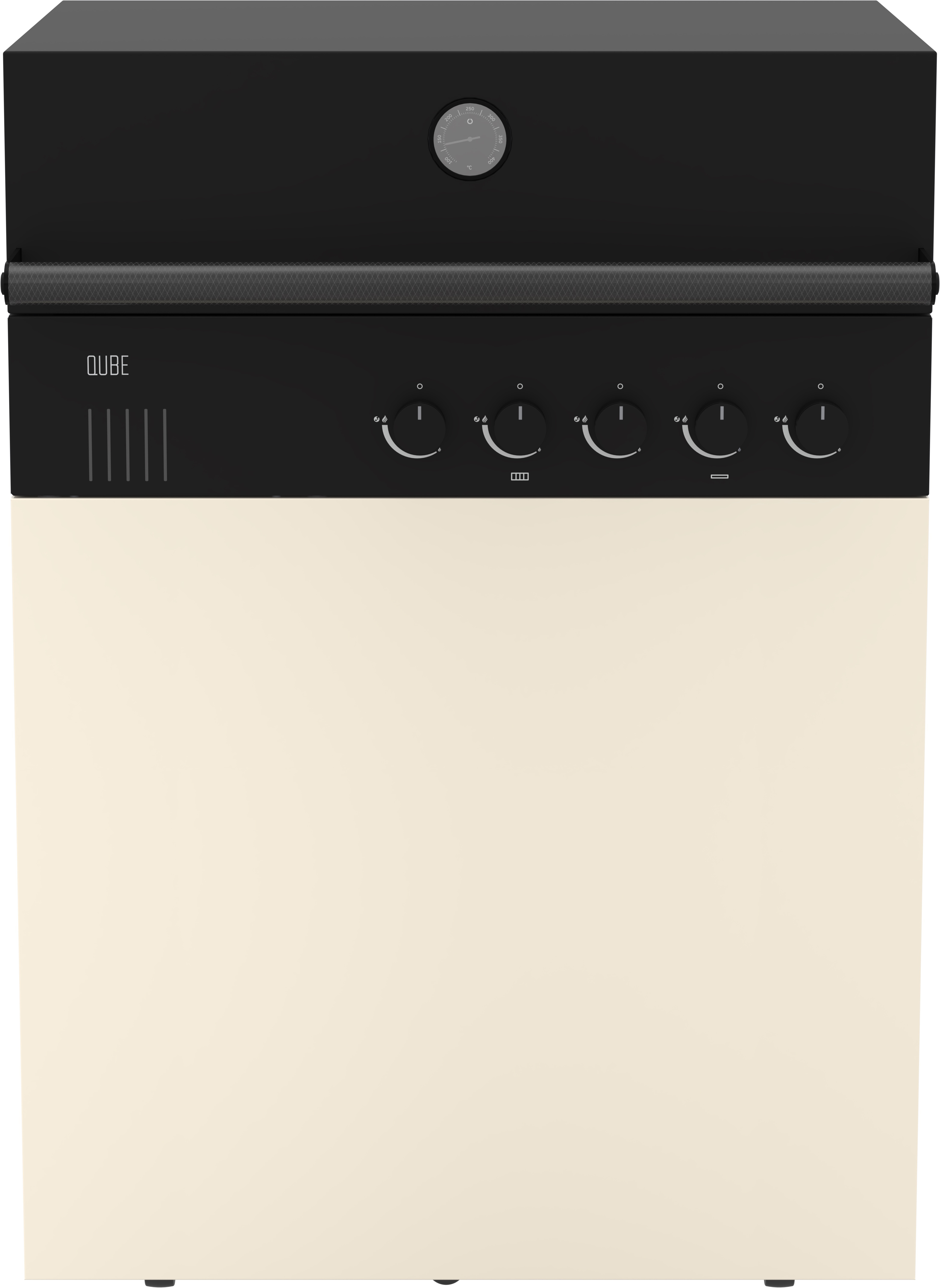 Grillmodul QUBE X-415 RB Black / Creme
