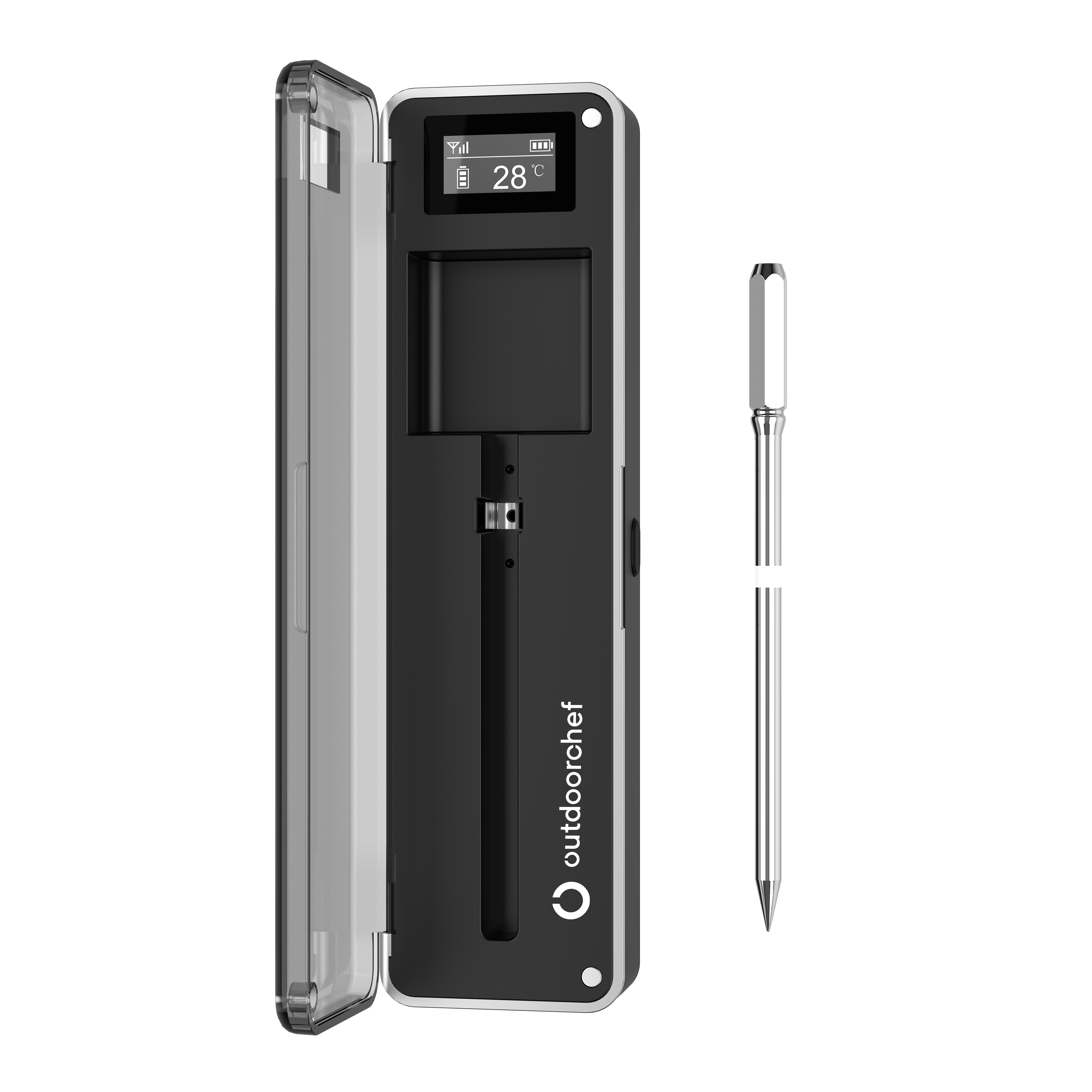 Outdoorchef Easy Check PRO Thermometer Single - Wireless Bluetooth Grillthermometer