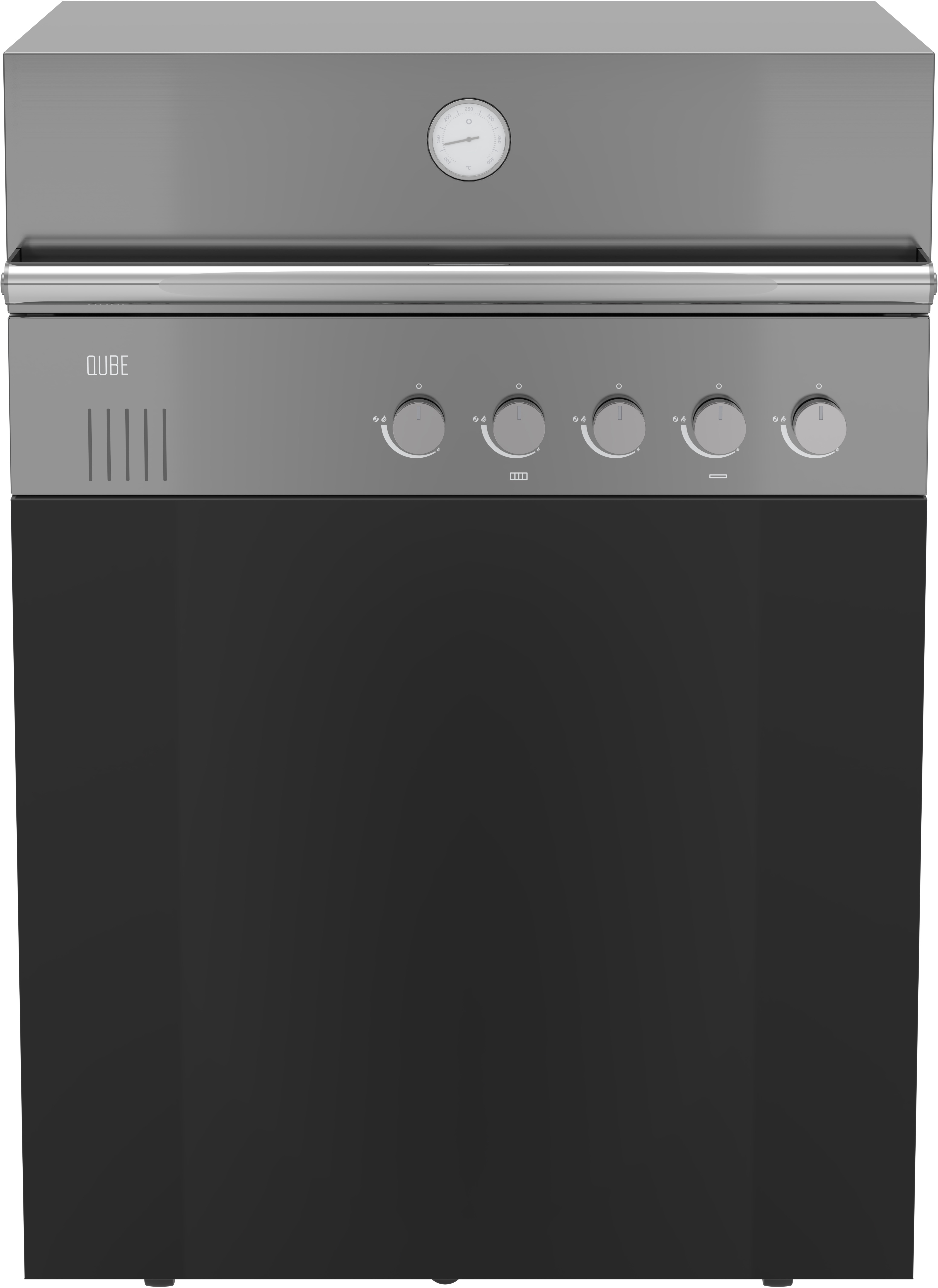 Grillmodul QUBE X-415 RB Edelstahl / Black Grillmodul QUBE X-415 RB Edelstahl / Black